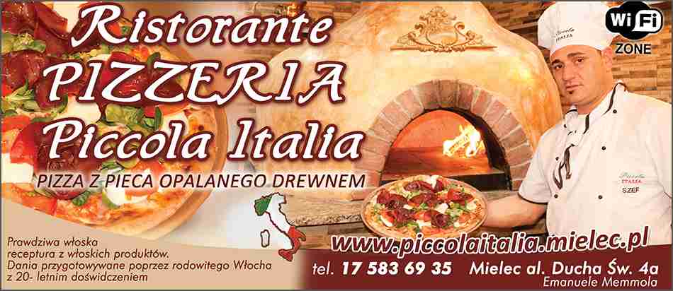 Piccola Italia Emanuele Memmola - restauracje MIELEC pizzerie MIELEC